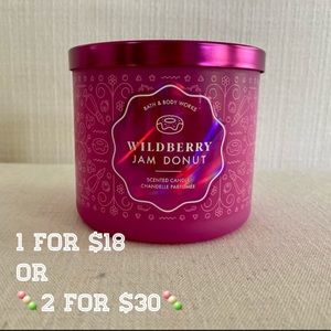 LAST ONE✨ Wildberry Jam Donut Candle